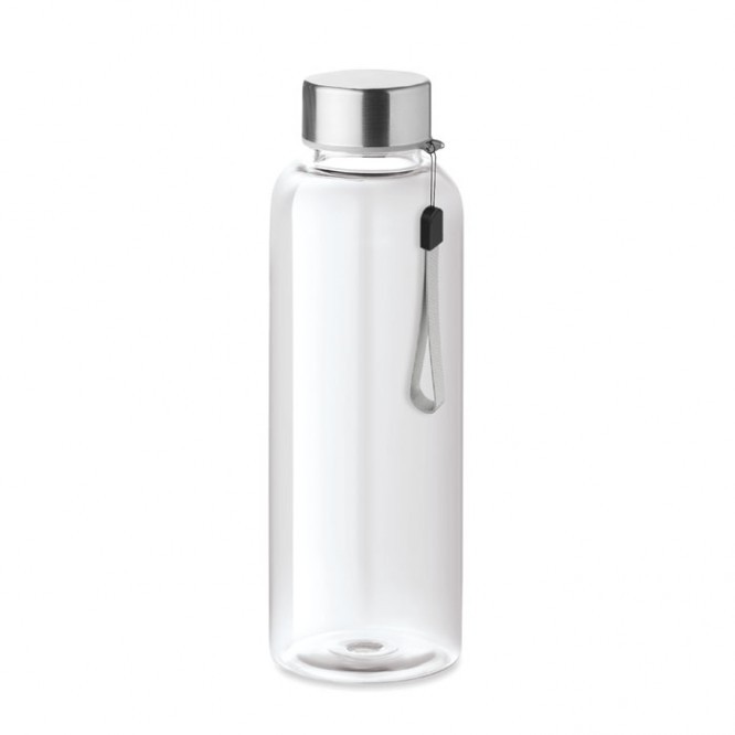 Botellas de agua personalizadas para empresas con cordón color transparente Botellas de agua personalizadas para empresas con cordón color transparente