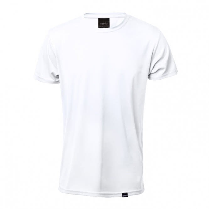 Camiseta técnica sublimada RPET color blanco