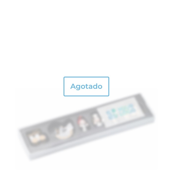 Set adornos para el árbol de Navidad color plateado - agotado