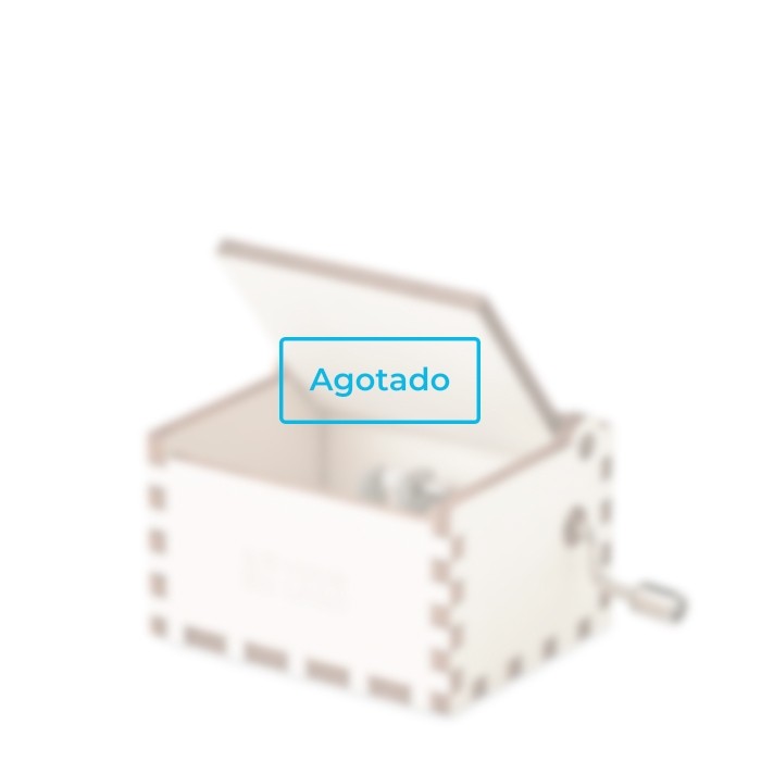 Caja de música Navidad personalizada de color madera - Agotado