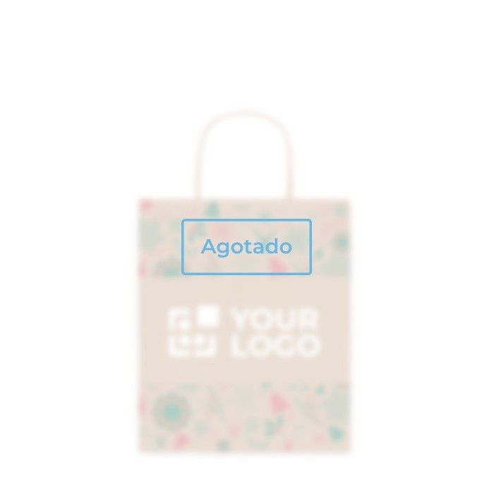 Bolsa de papel pequeña reciclada color natural - Agotado Bolsa de papel pequeña reciclada color natural - Agotado