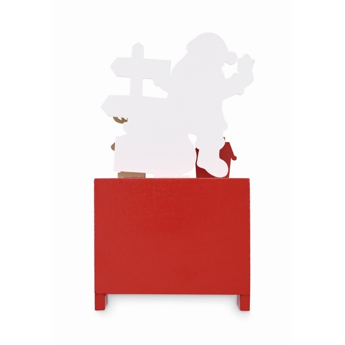 Calendario de escritorio de Navidad para la cuenta regresiva color surtido sexta vista Calendario de escritorio de Navidad para la cuenta regresiva color surtido sexta vista