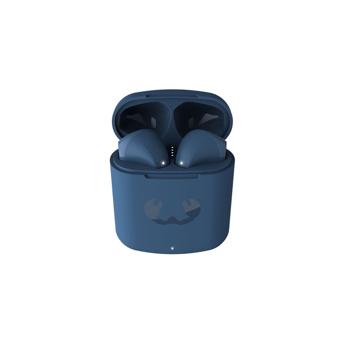 Auriculares BT Twins Core Fresh 'n Rebel con control táctil y carga rápida color azul marino vista principal