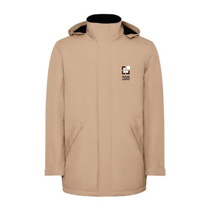 Parka de poliéster reciclado impermeable 400 g/m2 Roly Direct America vista principal