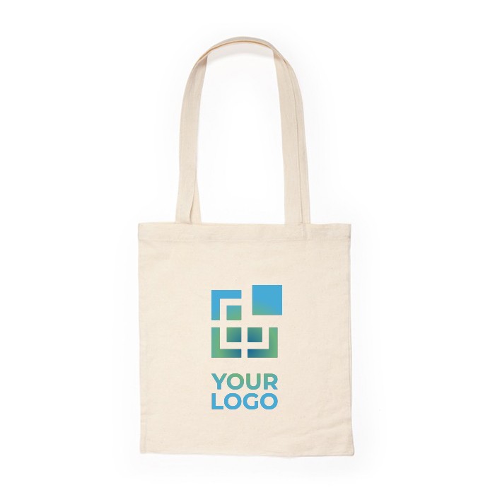 Bolsa de la compra de algodón con asas largas 105 g/m2 vista principal