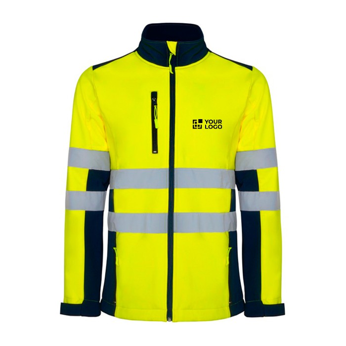 Chaqueta laboral softshell de alta visibilidad 320 g/m2 Roly Antares vista principal