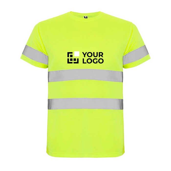 Camiseta técnica laboral de alta visibilidad 130 g/m2 Roly Delta vista principal