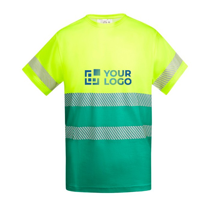 Camiseta laboral técnica de algodón y poliéster 170 g/m2 Roly Tauri vista principal