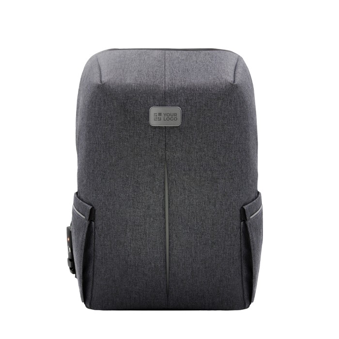 Mochila antirrobo para portátil de alta calidad BrandCharger 15.6'' color gris vista de impresión