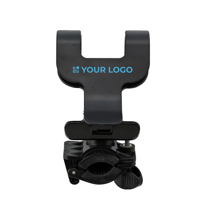 Soporte de plástico negro para móvil especial para bicicletas color negro vista de impresión Soporte de plástico negro para móvil especial para bicicletas color negro vista de impresión