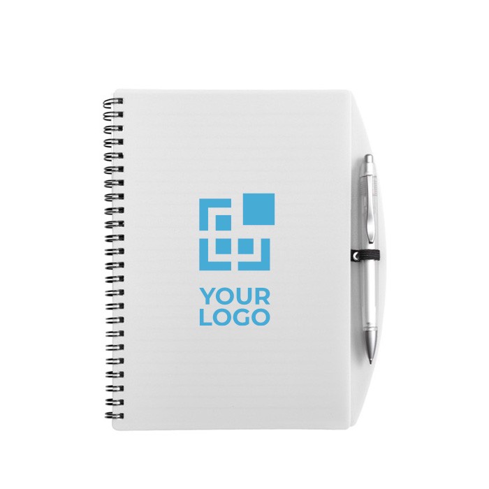 Libreta de tapa dura y bolígrafo a juego A5 hojas a rayas vista de impresión Libreta de tapa dura y bolígrafo a juego A5 hojas a rayas vista de impresión