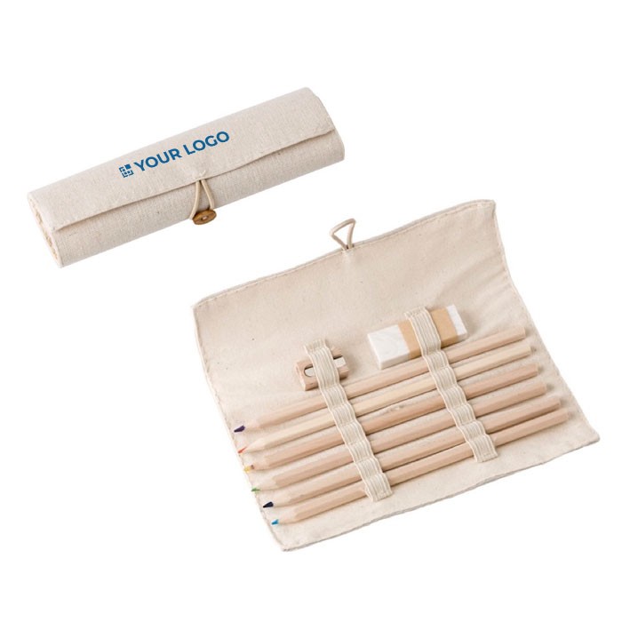 Estuche enrollable con accesorios vista principal Estuche enrollable con accesorios vista principal