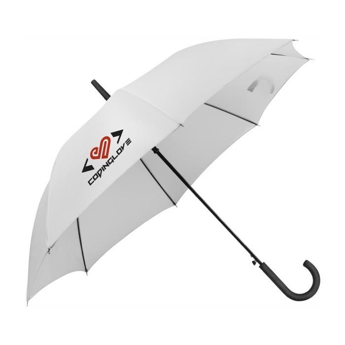 Paraguas sublimado automático color blanco imagen con logo Paraguas sublimado automático color blanco imagen con logo