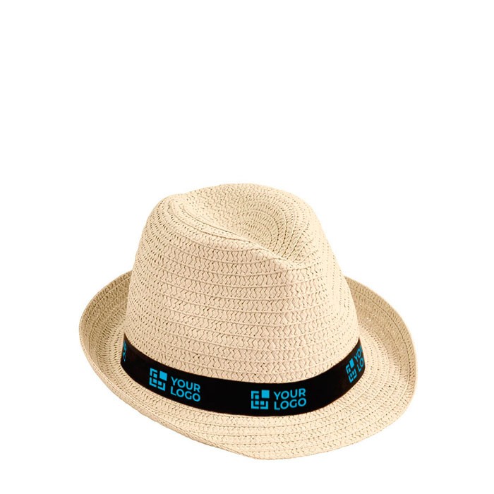 Sombrero unisex de paja de papel  vista principal Sombrero unisex de paja de papel  vista principal
