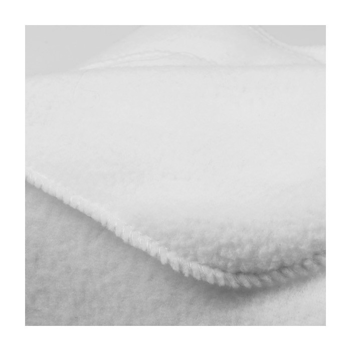 Bufanda de poliéster sublimada 180 g/m2 color blanco primera vista