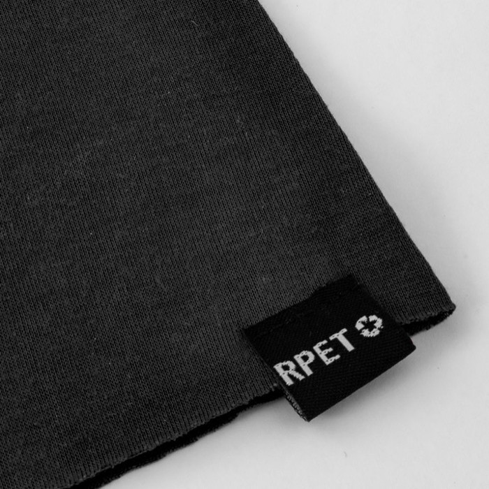 Braga de cuello hecha de poliéster RPET en colores neutros color negro tercera vista