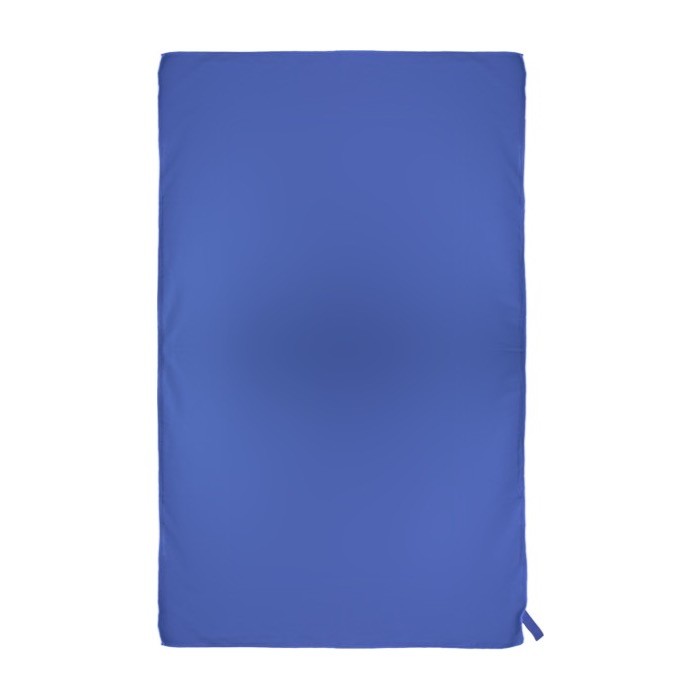 Toalla con elástico para plegado color azul tercera vista