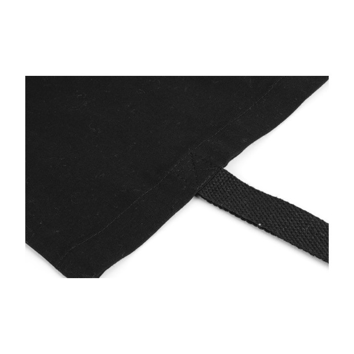 Bolsa de negra de algodón de comercio justo color negro cuarta vista Bolsa de negra de algodón de comercio justo color negro cuarta vista