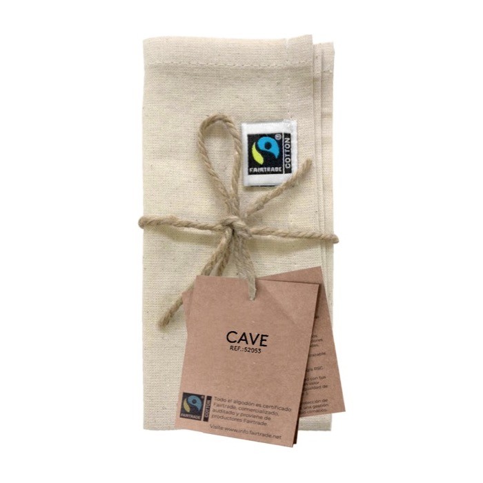 Mantel para la mesa de comercio justo color natural primera vista