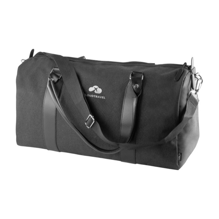 Bolsa de viaje de gran capacidad color negro tercera vista Bolsa de viaje de gran capacidad color negro tercera vista