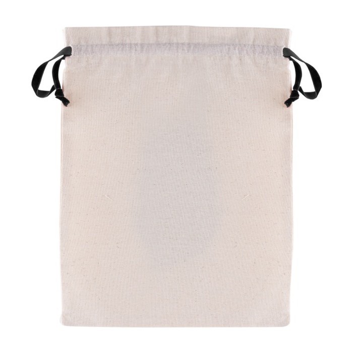 Bolsa grande con cierre de cinta superior color negro tercera vista Bolsa grande con cierre de cinta superior color negro tercera vista