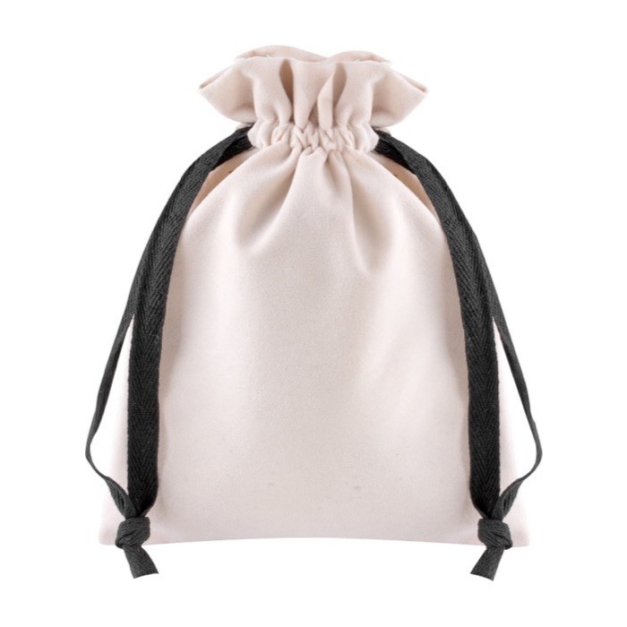 Bolsa de presentación con logo impreso color negro primera vista