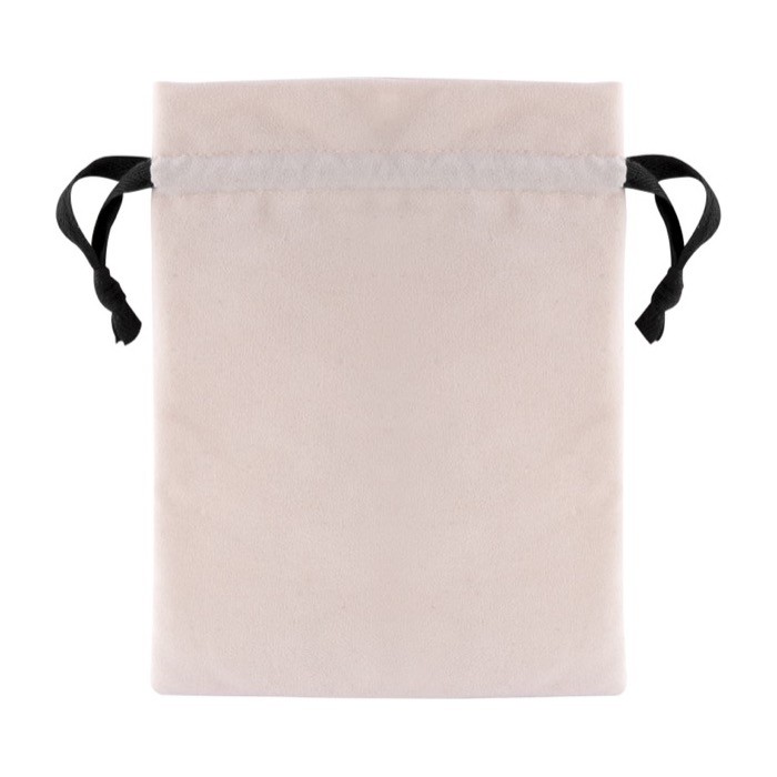 Bolsa de presentación con logo impreso color negro tercera vista