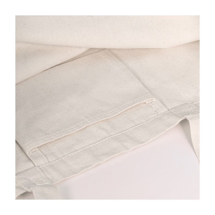 Bolsas de algodón reciclado color natural segunda vista