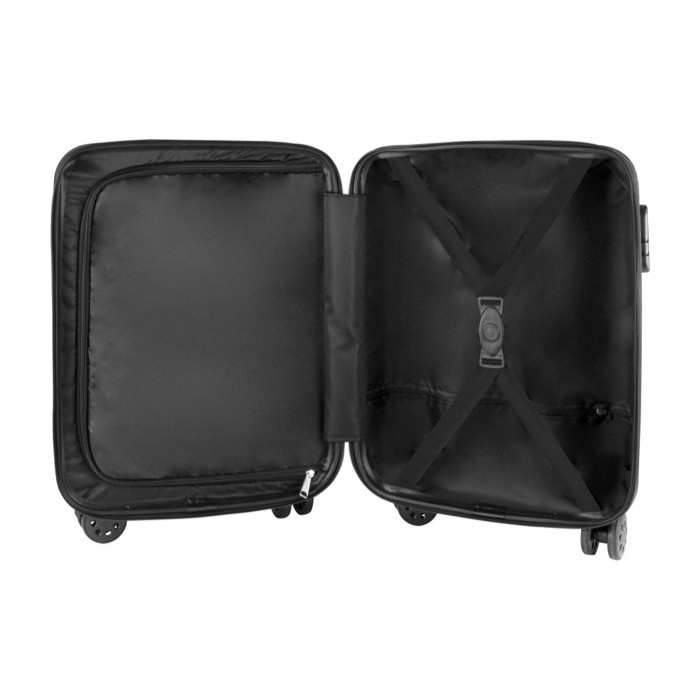 Trolley rígido con ruedas giratorias y candado integrado 33L color gris sexta vista