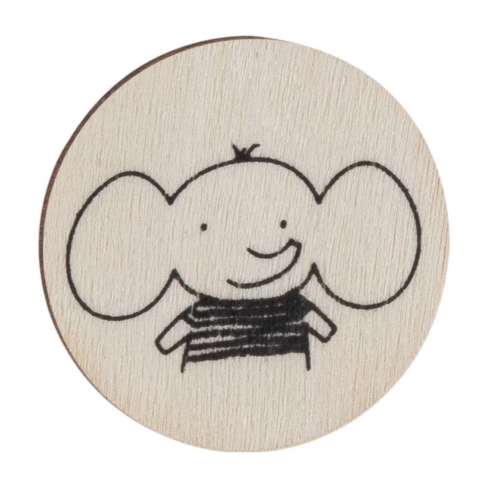 Set de juego de memoria con fichas de madera para colorear tercera vista Set de juego de memoria con fichas de madera para colorear tercera vista