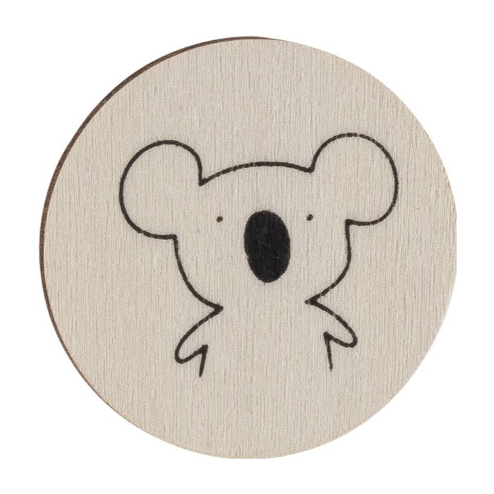 Set de juego de memoria con fichas de madera para colorear sexta vista Set de juego de memoria con fichas de madera para colorear sexta vista