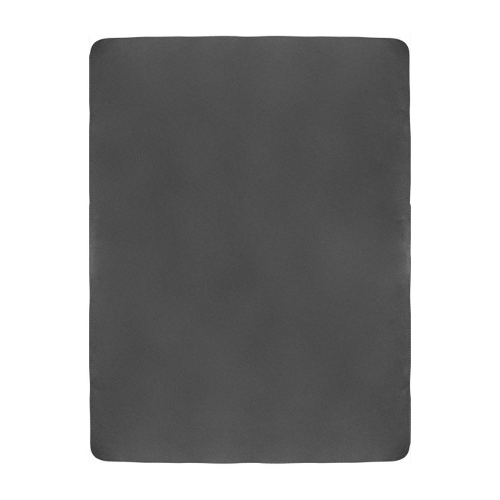 Manta de poliéster personalizable de 2 colores reversibles 150g/m2 color gris tercera vista