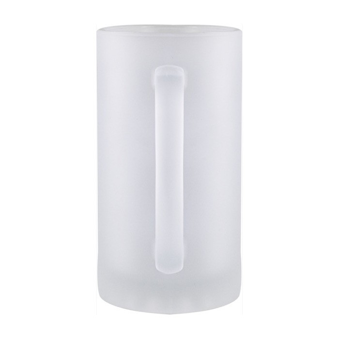 Jarra de cerveza con un acabado de apariencia congelada 500ml color transparente quinta vista