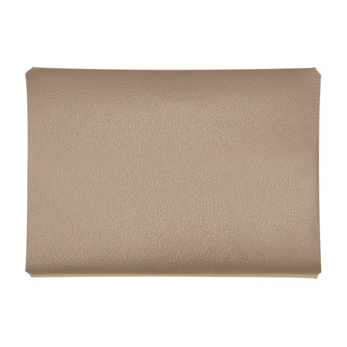 Monedero de cuero sintético con botón dorado para cerrar color dorado quinta vista