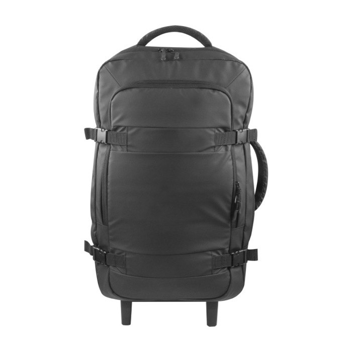 Trolley con compartimiento para portátil resistente al agua color negro tercera vista Trolley con compartimiento para portátil resistente al agua color negro tercera vista