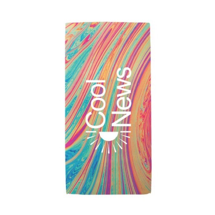 Toalla extra fina de poliéster para sublimación total 250 g/m2 color blanco segunda vista Toalla extra fina de poliéster para sublimación total 250 g/m2 color blanco segunda vista