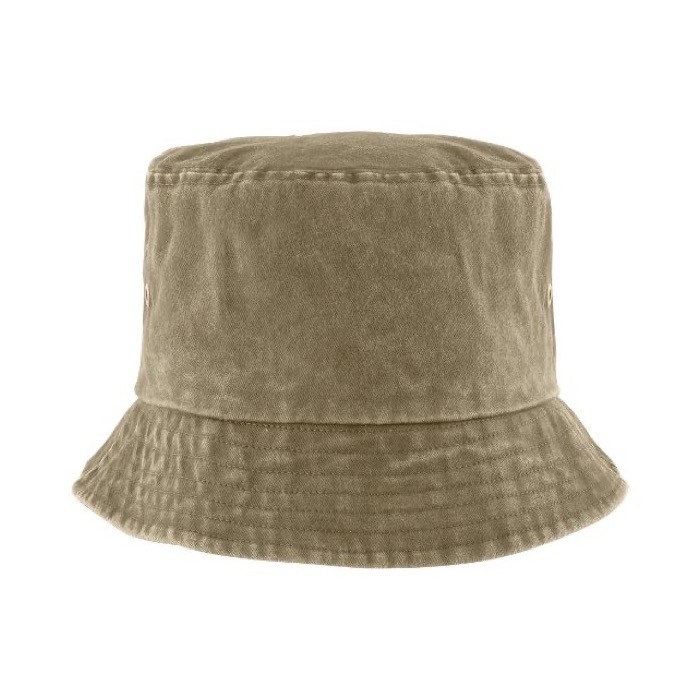 Gorro casual estilo bob de algodón con efecto lavado 260 g/m2 color marrón grisáceo primera vista