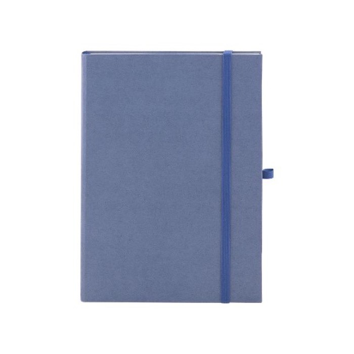 Libretas de tapa rígida fabricadas con distintos materiales orgánicos A5 color azul primera vista Libretas de tapa rígida fabricadas con distintos materiales orgánicos A5 color azul primera vista