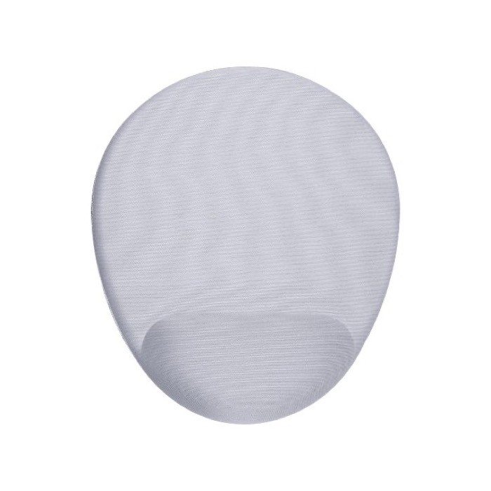 Alfombrilla para ratón en forma ovalada apta para sublimación color blanco primera vista