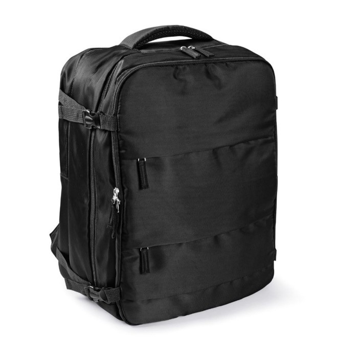 Mochila para portátil de poliéster ideal para viajes 15'' color negro tercera vista