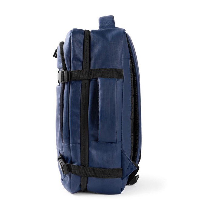 Mochila para portátil de poliéster ideal para viajes 16'' color azul tercera vista