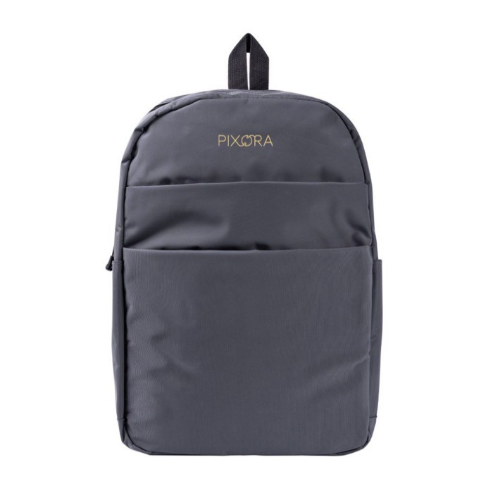 Mochila ligera de nylon para portátil con bolsillo antirrobo 16'' color gris sexta vista