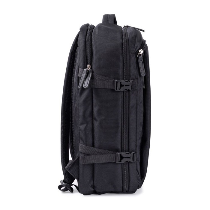Mochila de viaje compatible con trolley y portátil 15'' color negro tercera vista