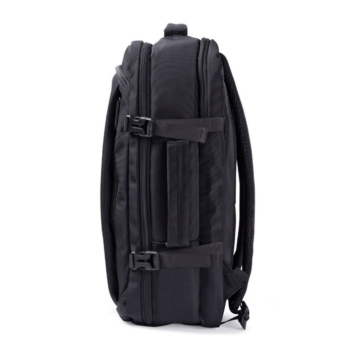 Mochila de viaje compatible con trolley y portátil 15'' color negro cuarta vista