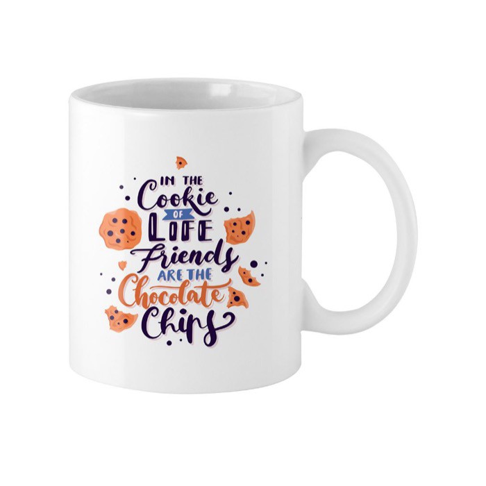 Taza de cerámica especial para sublimación con acabado brillante 320ml color blanco tercera vista