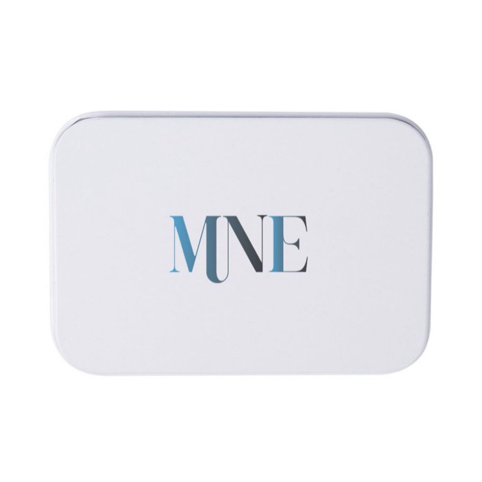 Set reutilizable de parches para ojos de silicona en una caja color blanco sexta vista