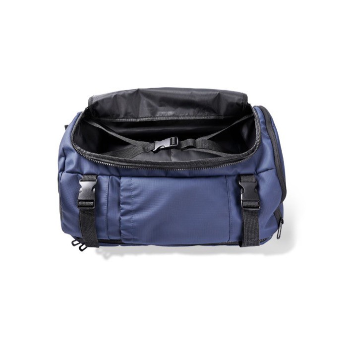 Mochila para portátil de poliéster apta para llevar en trolley 15'' color azul cuarta vista