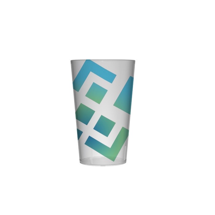 Vasos pequeños personalizados de color transparente