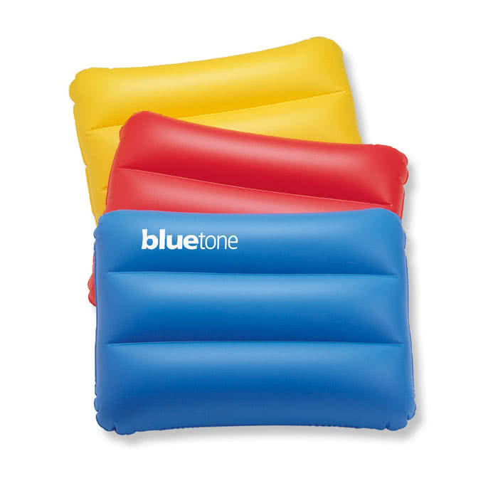 Almohadilla de playa publicitaria color Azul segunda vista Almohadilla de playa publicitaria color Azul segunda vista