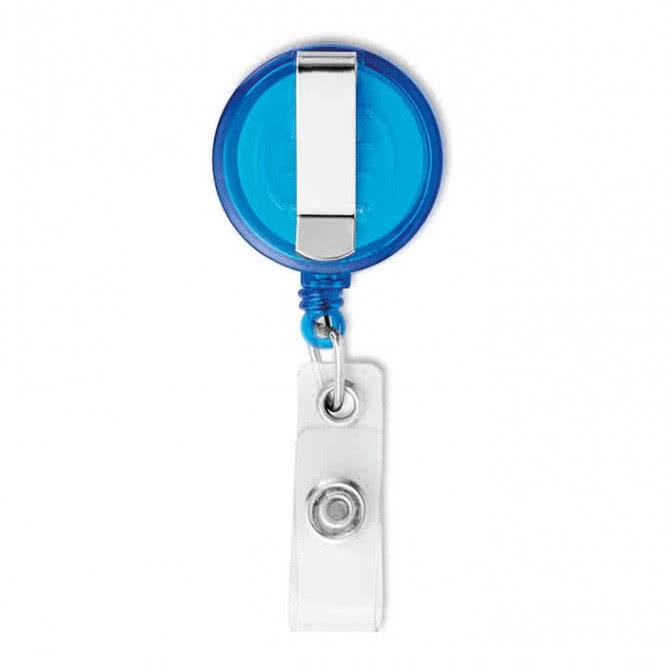 Clip de identificador ferias color Azul tercera vista Clip de identificador ferias color Azul tercera vista
